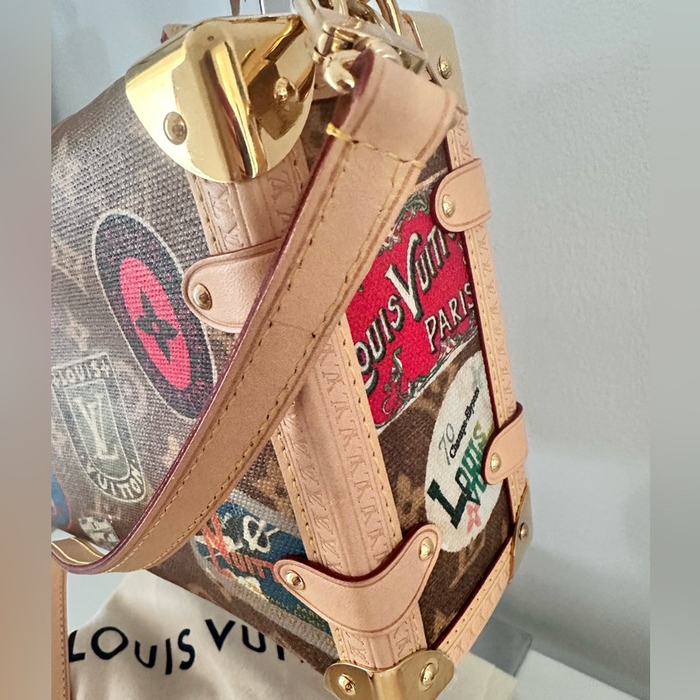 🦢Louis Vuitton Flight Mode side trunk MM BAG Collection authent 100 x LUCKY GIRL - Picture 6 of 12